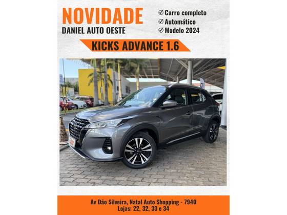 NISSAN KICKS 1.6 16V FLEXSTART ADVANCE XTRONIC NISSAN KICKS 1.6 16V FLEXSTART ADVANCE XTRONIC
